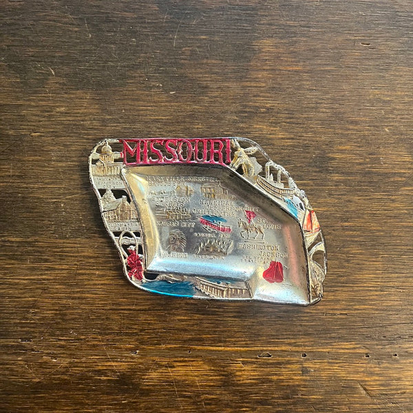 Vintage Souvenir State Ashtrays