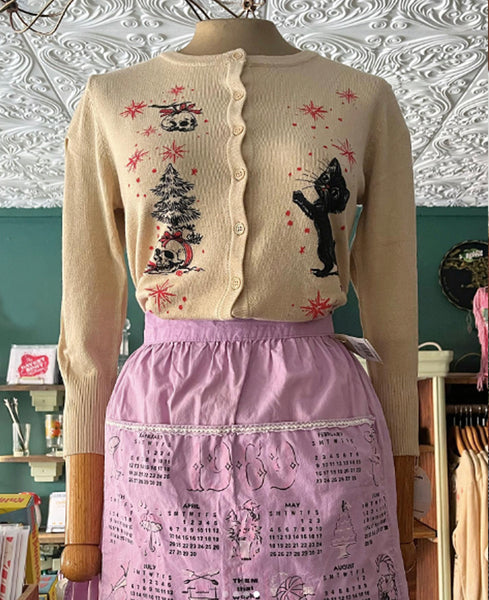 Christmas Kitty Cardigan