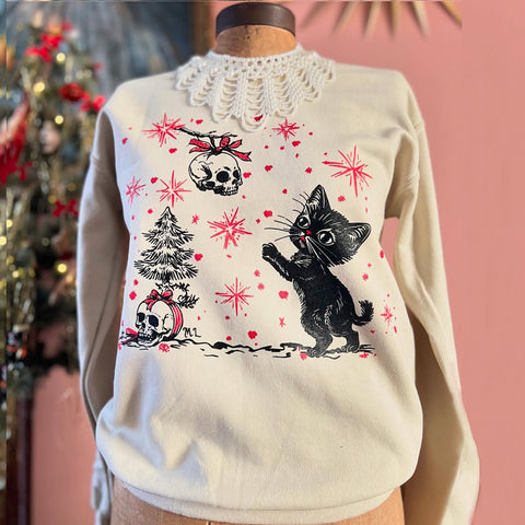 Christmas Kitty Sweater