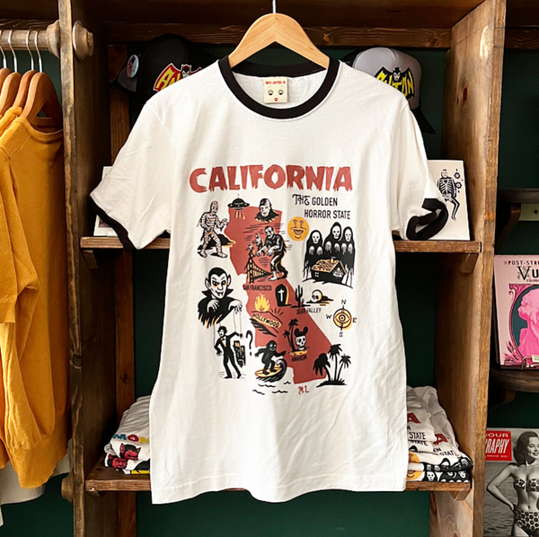 California Horror State Unisex Ringer Tee