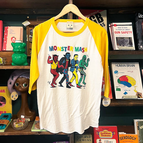 Monster Mash Unisex Baseball Tee