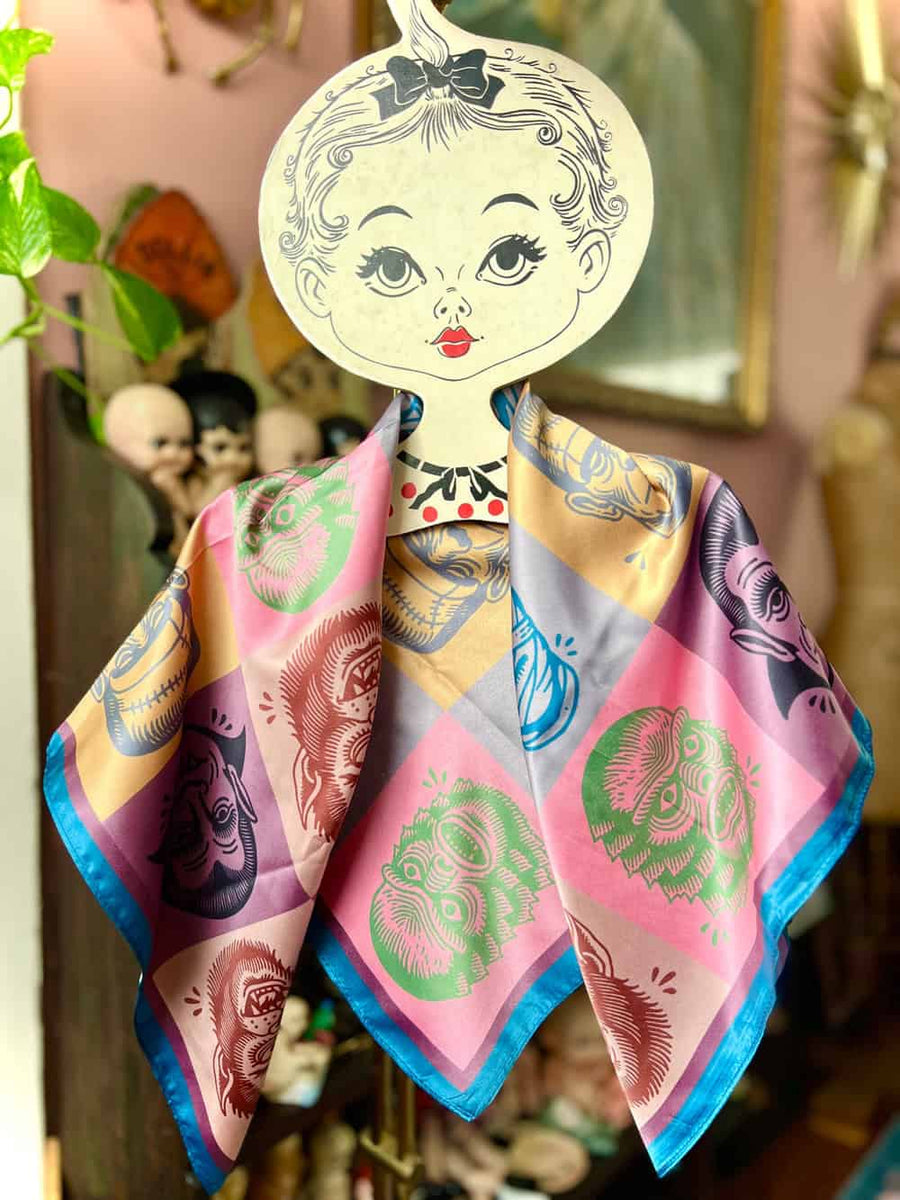Monster Block Scarf – Pygmy Hippo Shoppe