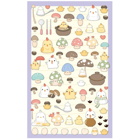 Chicken & Mushroom Soup Sticker Sheet