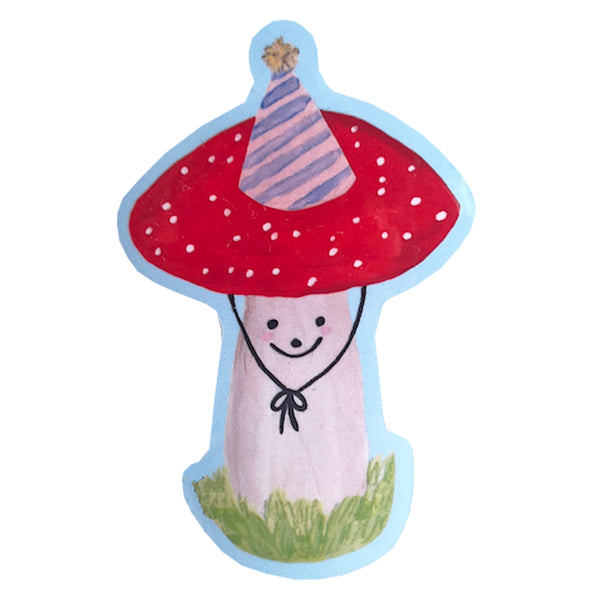 Party Mushroom Sticker
