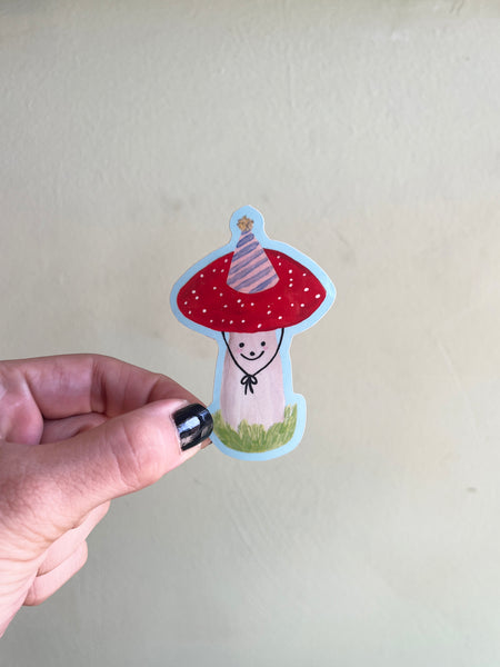 Party Mushroom Sticker