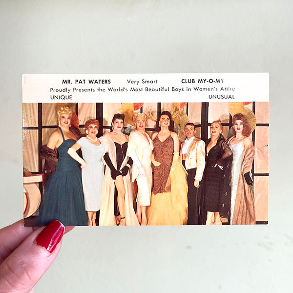Vintage 1950's Club My-O-My Postcard