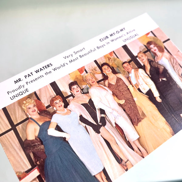 Vintage 1950's Club My-O-My Postcard