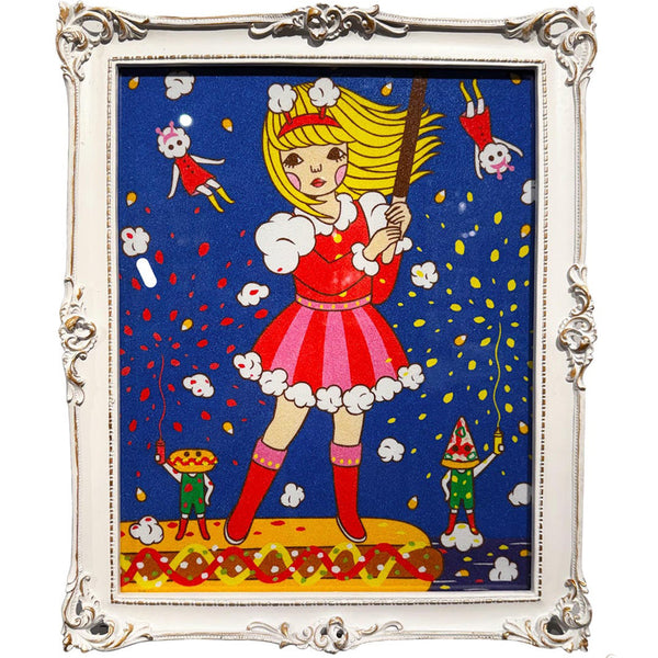 Page of Swords Tarot Card - An Original Sand Painting by Naoshi
