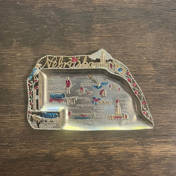 Vintage Souvenir State Ashtrays