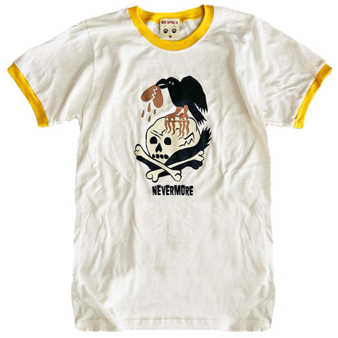 Nevermore Unisex Ringer Tee