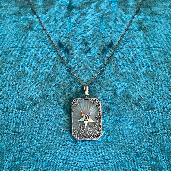 Vintage 1940's Order of the Eastern Star Necklace