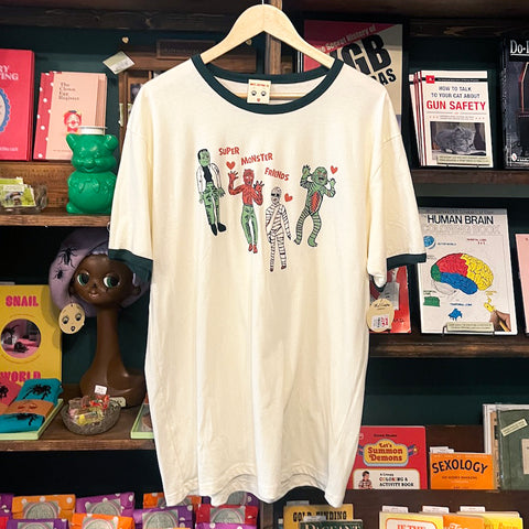 Monster Friends Unisex Ringer Tee