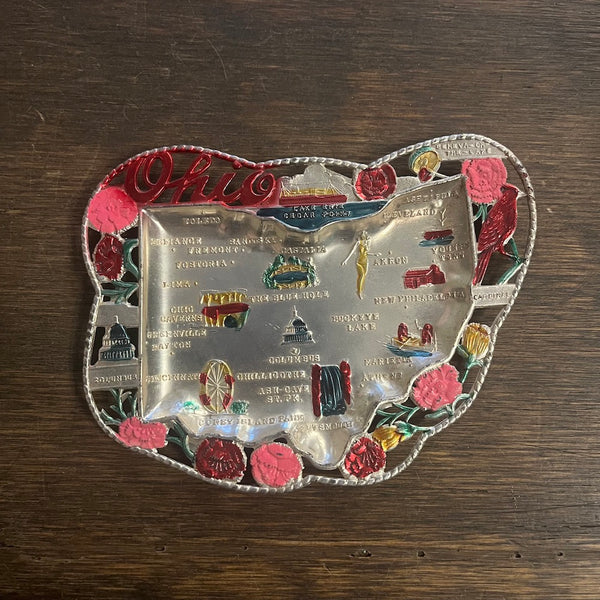 Vintage Souvenir State Ashtrays