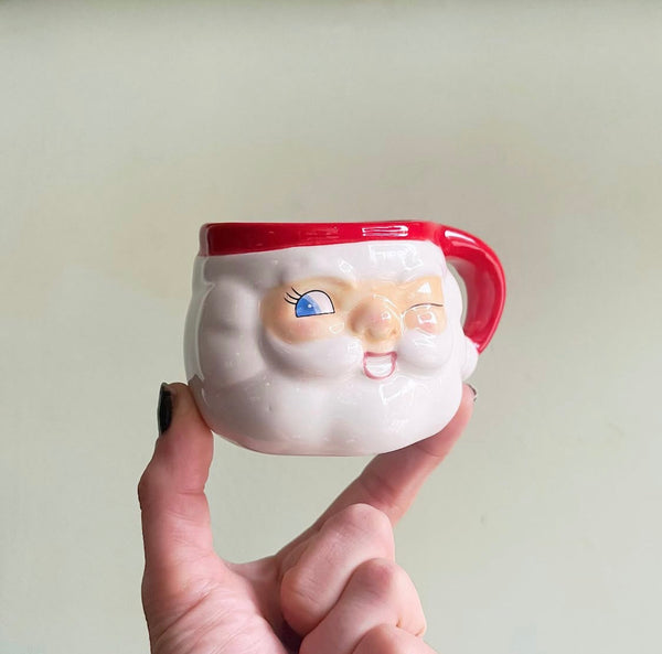 Old School Santa Mugs