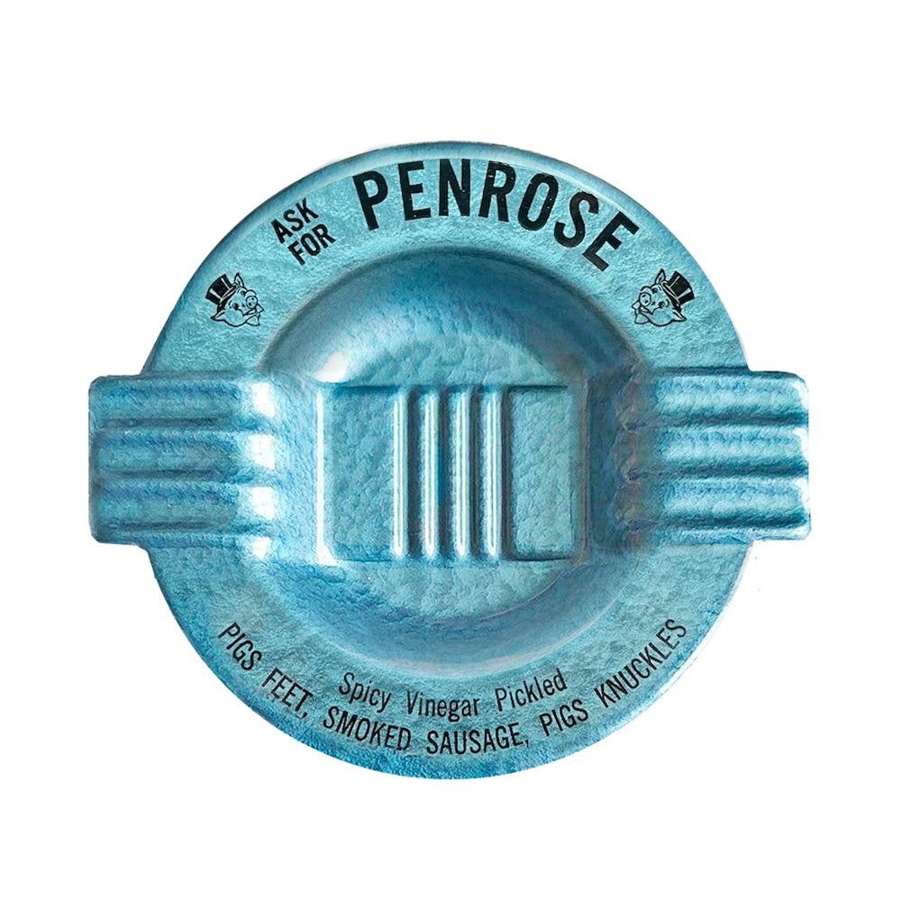 Vintage Penrose Piggy Tin Ashtray