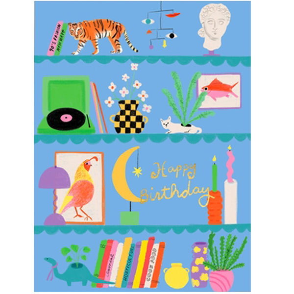 Happy Birthday Shelf Card