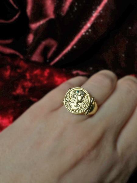 Golden Persephone Ring