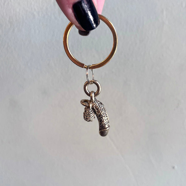 Golden Phallus Keychain