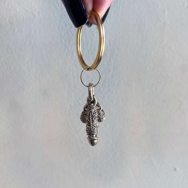 Golden Phallus Keychain