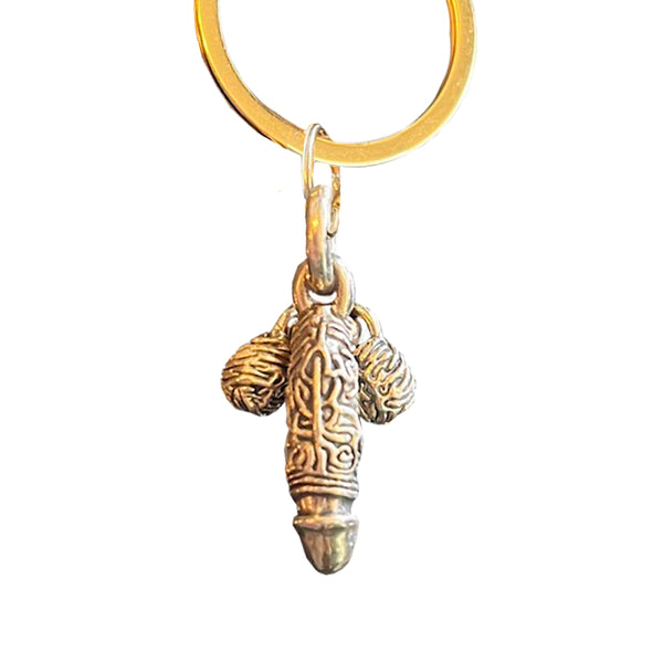 Golden Phallus Keychain