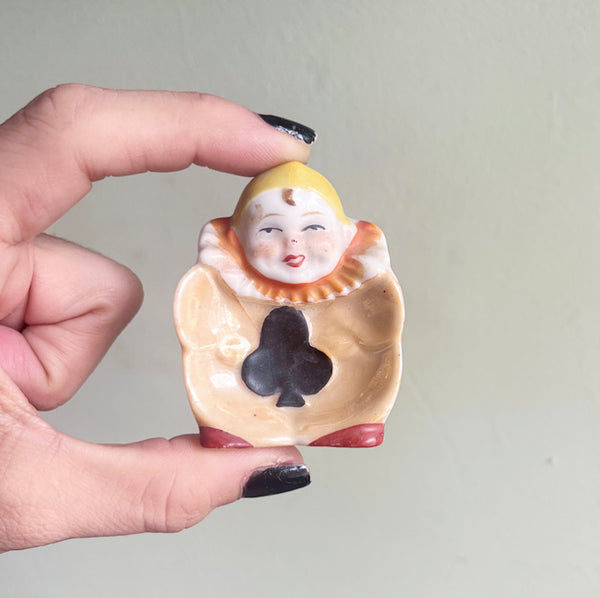 Vintage 1940's Pierrot Clown Ashtrays
