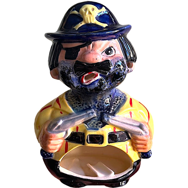 Smoking Pirate Ashtray - Vintage 1960's