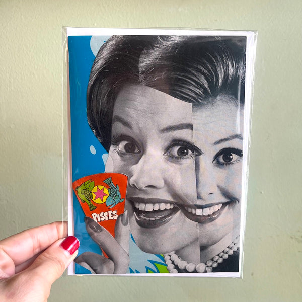 PISCES - One of a Kind Zodiac Card