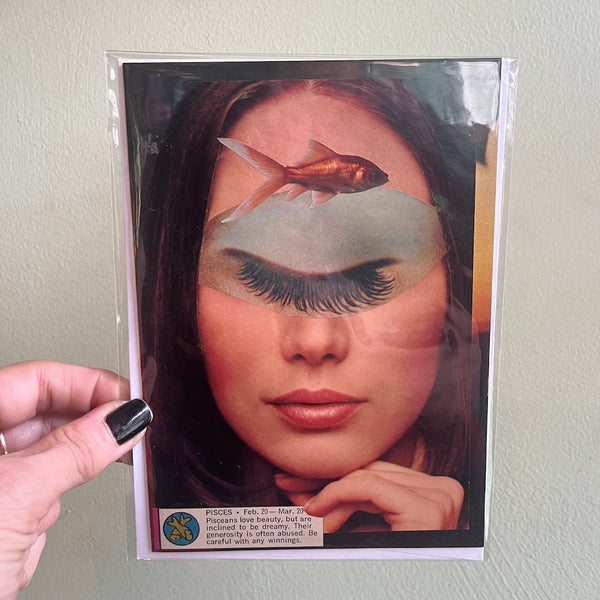 PISCES - One of a Kind Zodiac Card