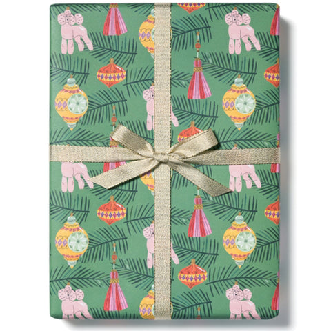 Christmas Poodle Holiday Gift Wrap 3 Pack