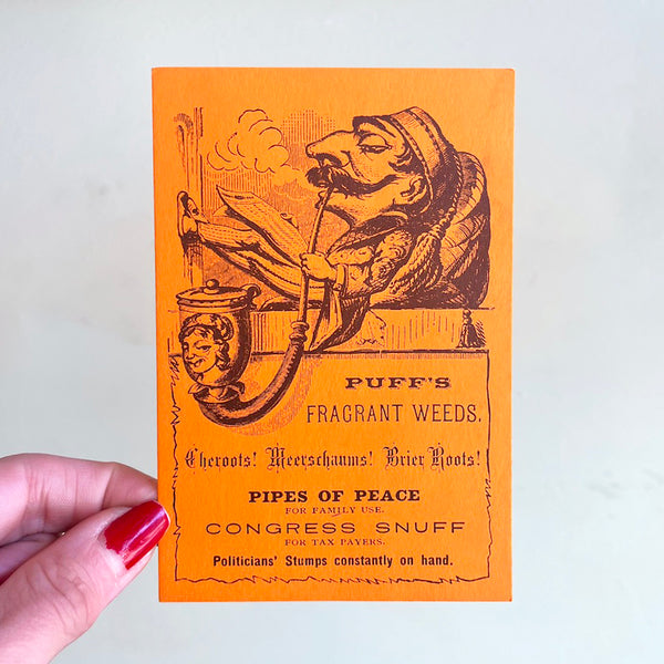 Vintage 1960's Puff's Weed Postcard