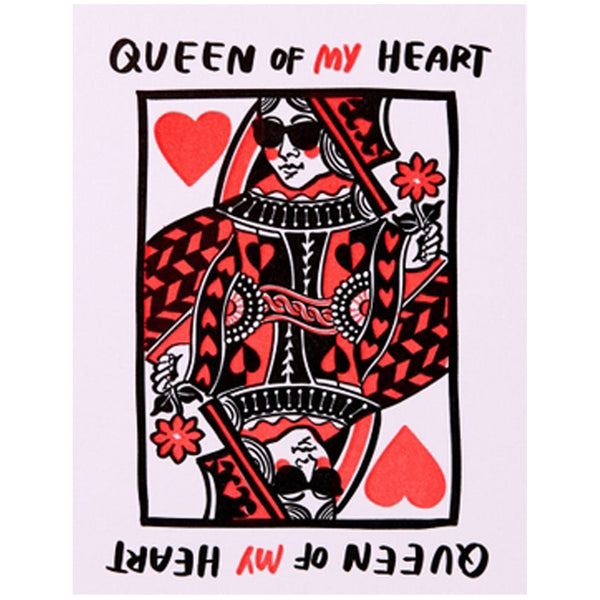 Queen of My Heart Valentine Card