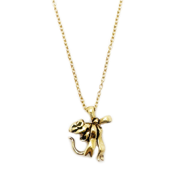 Rat Bow Necklace