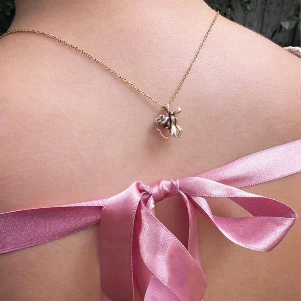 Rat Bow Necklace