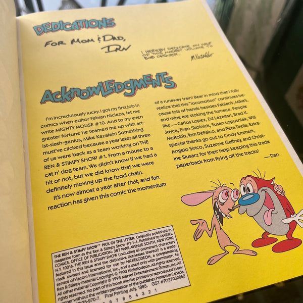 The Ren & Stimpy Show - First Print!