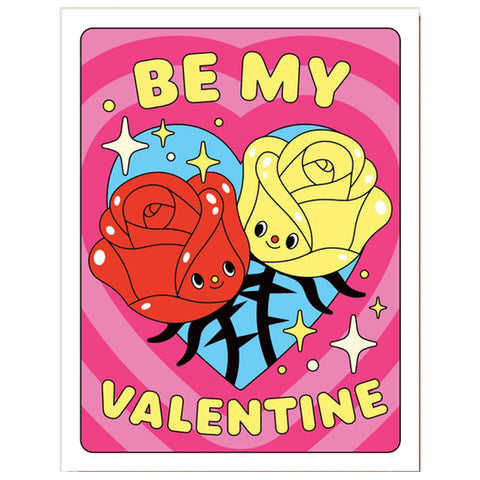 Happy Roses Valentine Card