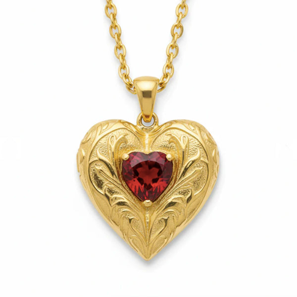 Doré Gold Heart Necklace