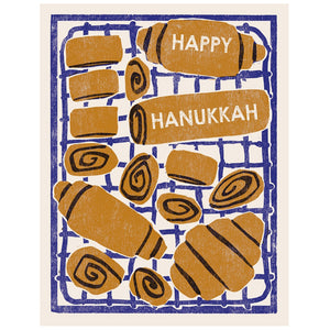 Happy Hanukkah Rugelach Card