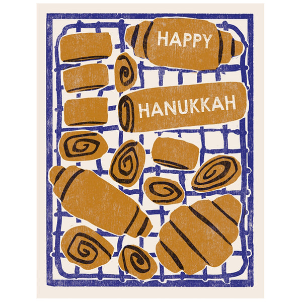 Happy Hanukkah Rugelach Card