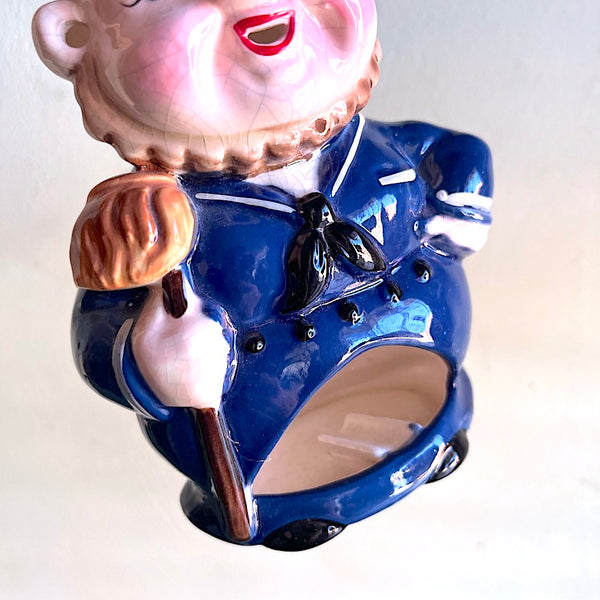 Smoking Sailor Ashtray - Vintage 1960's