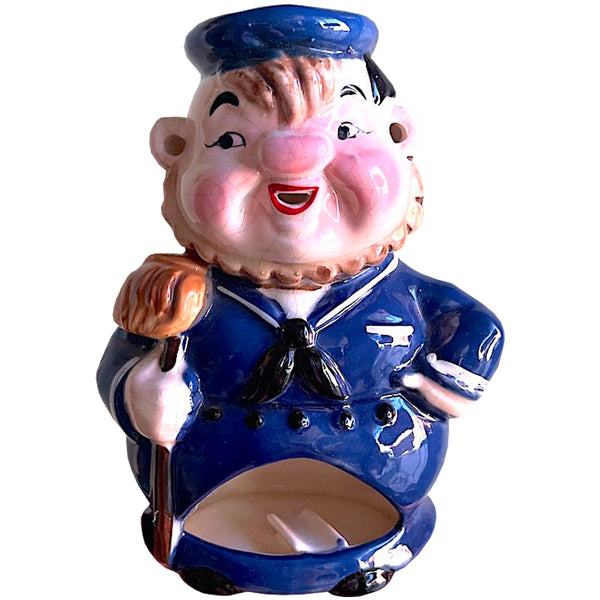 Smoking Sailor Ashtray - Vintage 1960's