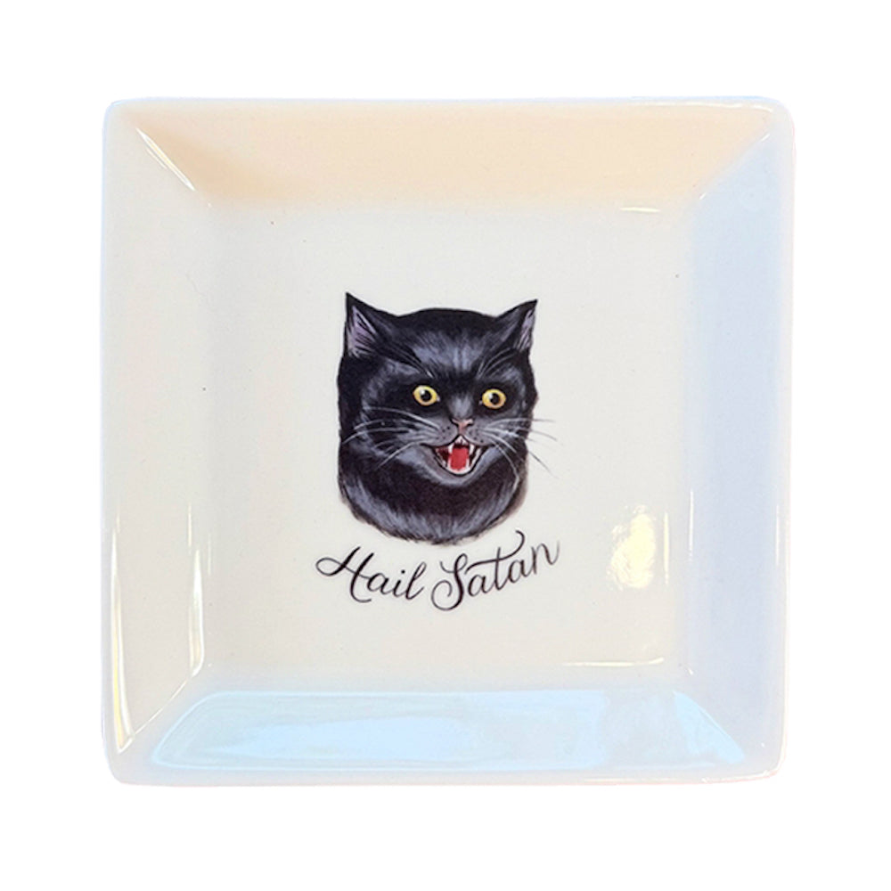 Hail Satan Ceramic Tray