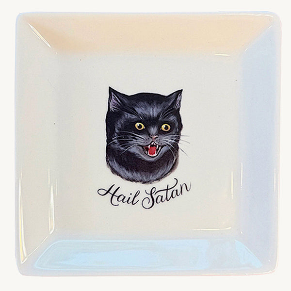 Hail Satan Ceramic Tray
