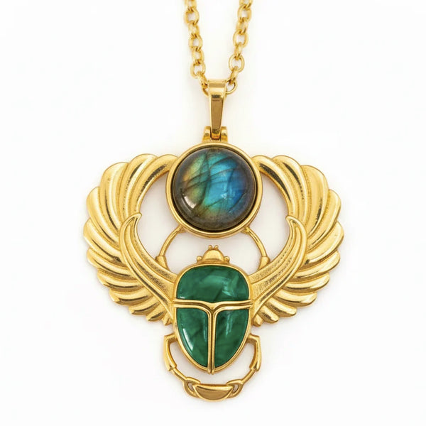 Ancient Scarab Necklace