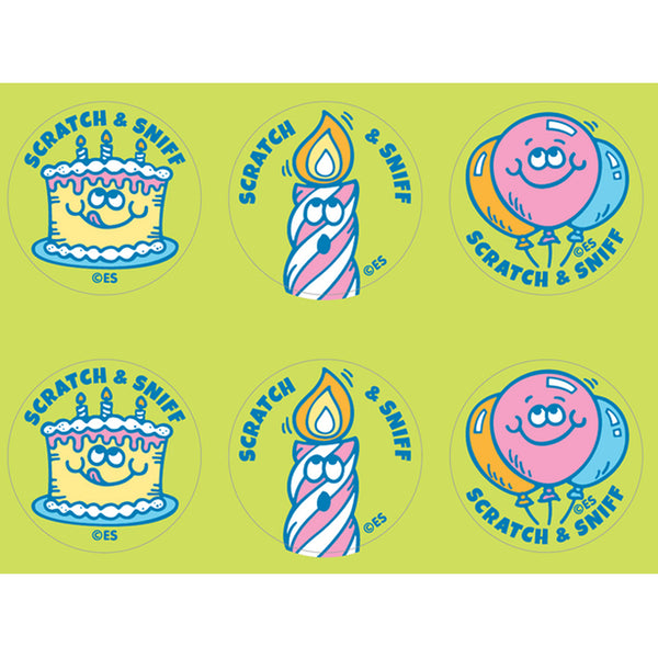 Birthday Scratch & Sniff Stickers