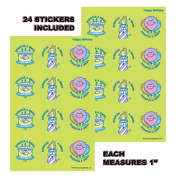 Birthday Scratch & Sniff Stickers