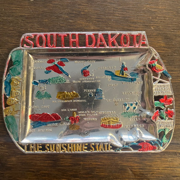 Vintage Souvenir State Ashtrays
