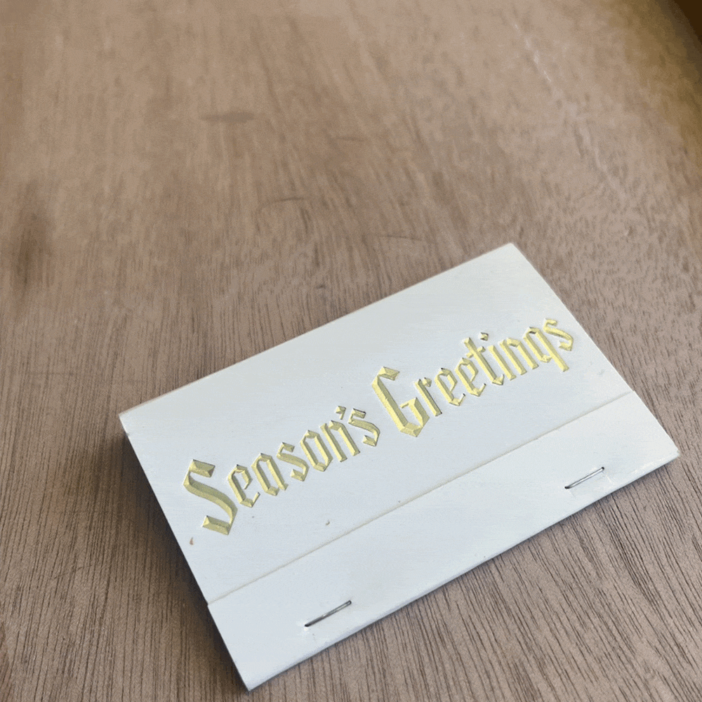 Vintage Christmas Matches