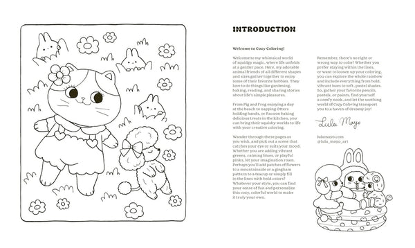 Cozy Coloring: A Self Care Activity Book