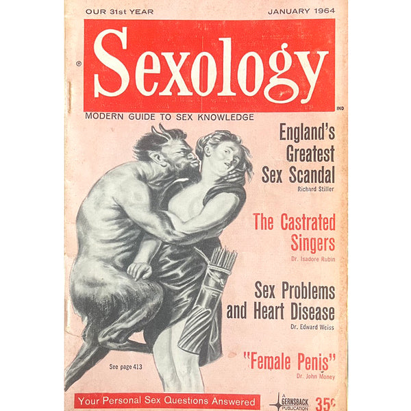 Sexology: America's First Sex Ed Magazine - Vintage January 1964