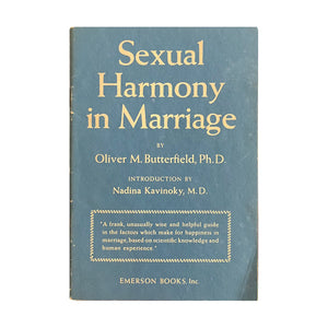 Sexual Harmony in Marriage - Vintage 1955